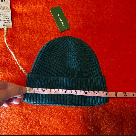 Rifo green Marcello cashmere tuque hat beanie NWT - Picture 8 of 9